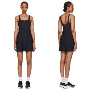Girlfriend Collective Dress Womens Black Tommy Mini Lined Shorts Pocket Athletic